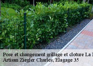 Pose et changement grillage et cloture  la-bouexiere-35340 Artisan Ziegler Charles, Elagage 35